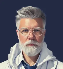 Nick, looking unnecessarily stern, as generated by OpenAI
